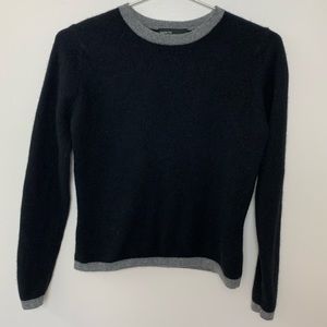 Valerie Stevens | Petite Cashmere Black Sweater
